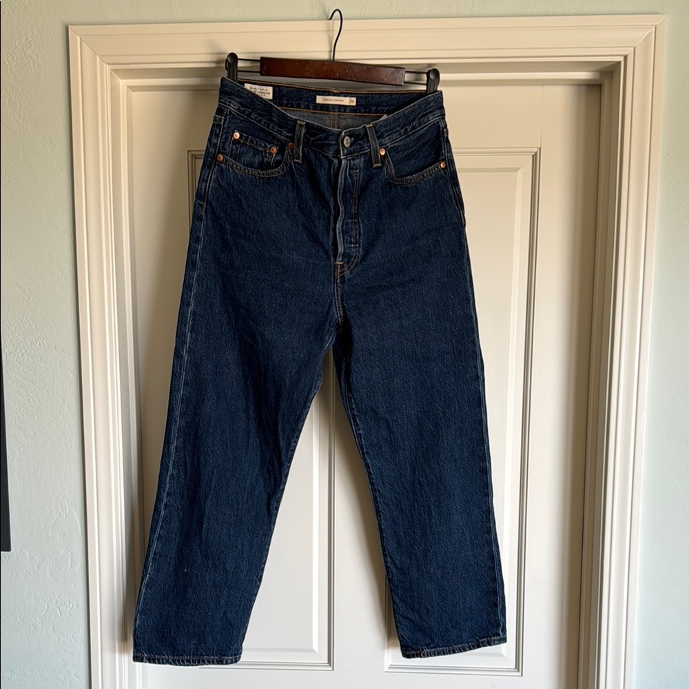 Levi's Classic Blue Straight Leg Jeans